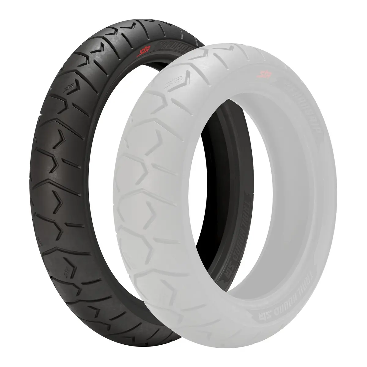 Eurogrip Trailhound Str 120/70-19 Front Tubeless Tyre (60V Rating, Radial) 1
