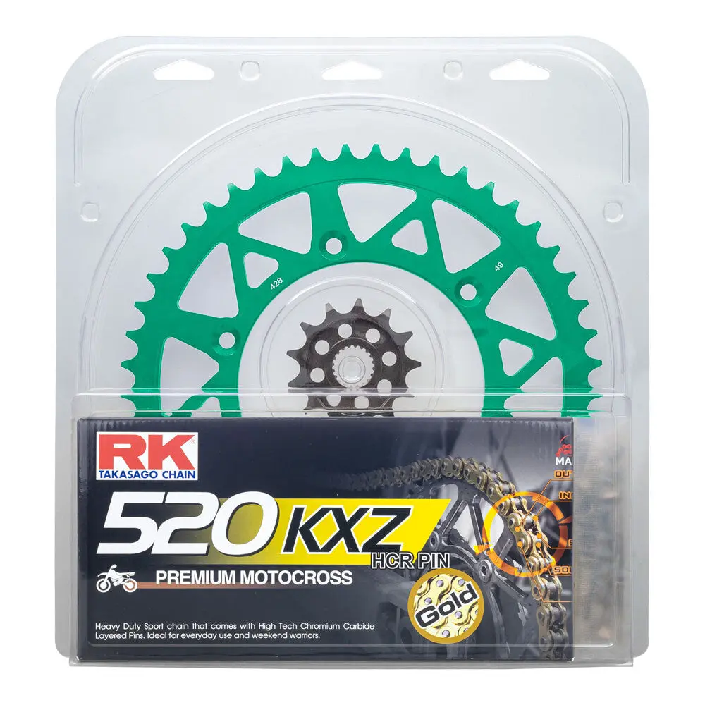 Lite Pack - Rk Chain & Spr Kit Green 13/50 Kx450f 06-25 1