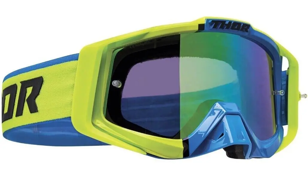 Thor Sniper Pro Divide Lime/Blue Goggle 1