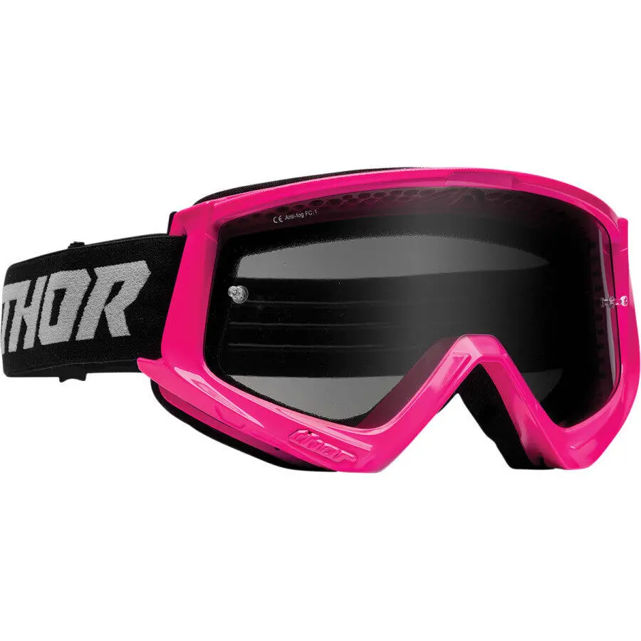 Thor Combat Racer Sand Goggles Fluro Pink/Grey 1