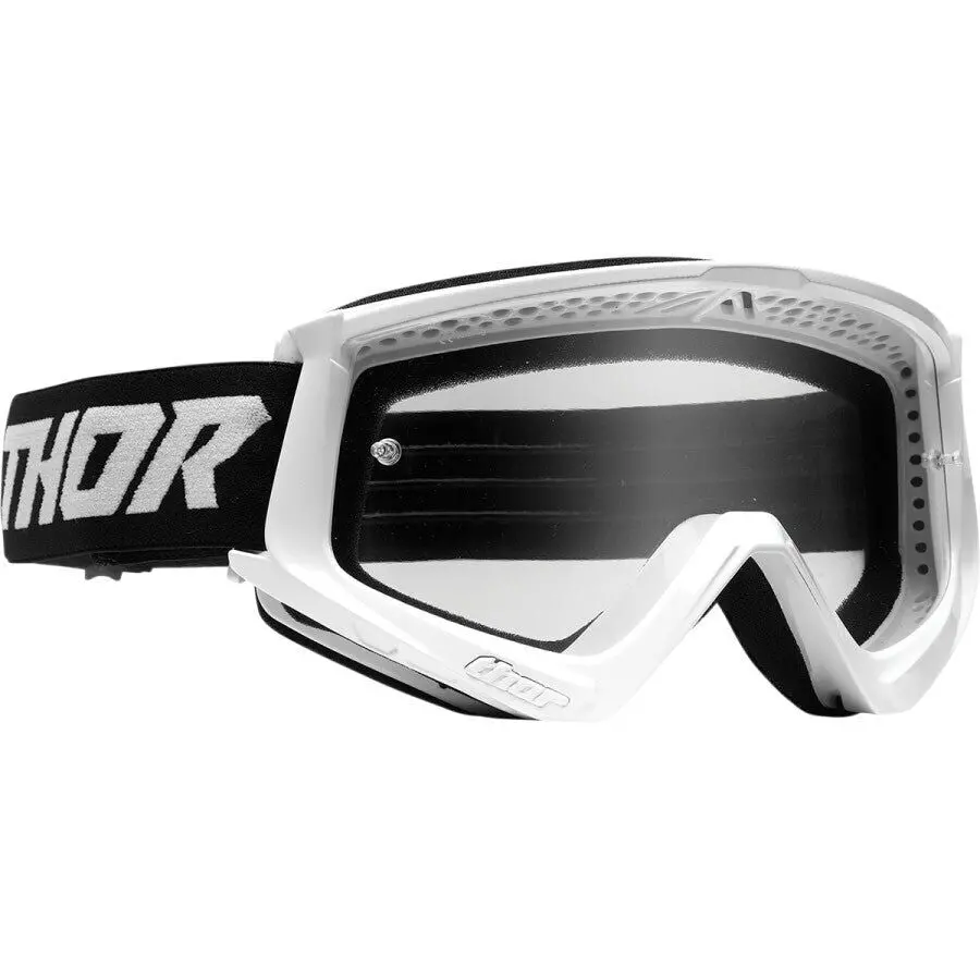 Thor Combat Racer Goggles White/Black 1