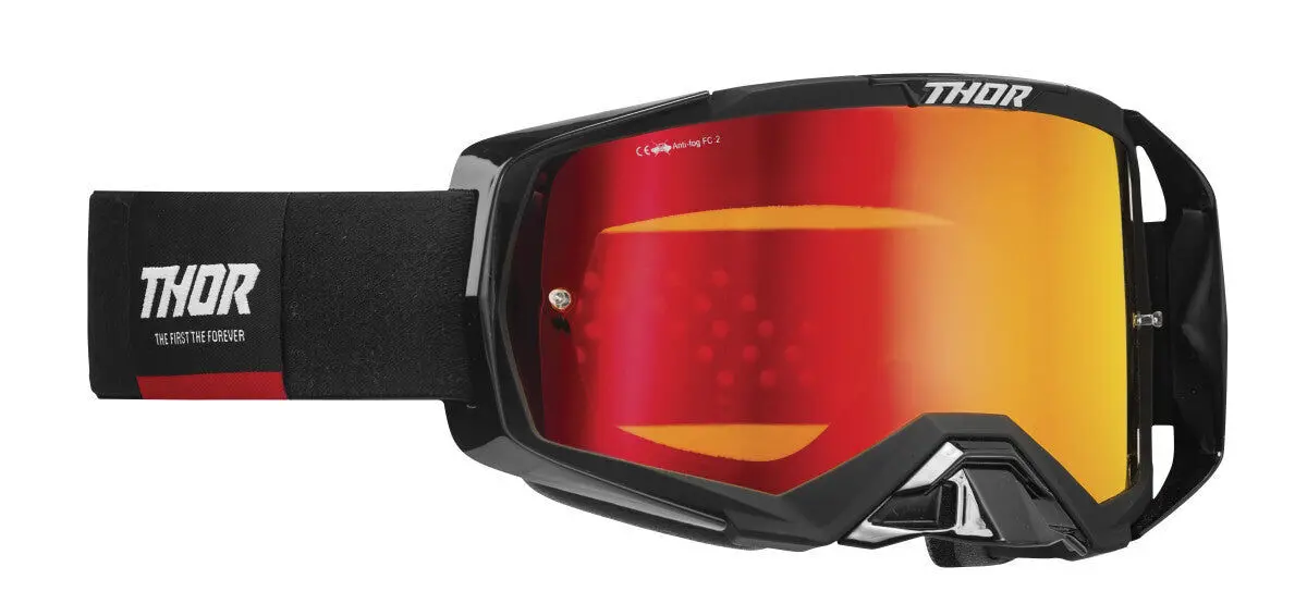 Thor Activate Goggles Black/Red W/Mirror Irridium Lens 1