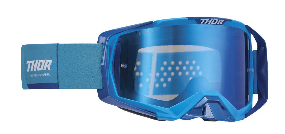 Thor Activate Goggles Blue/White W/Mirror Blue Lens 1