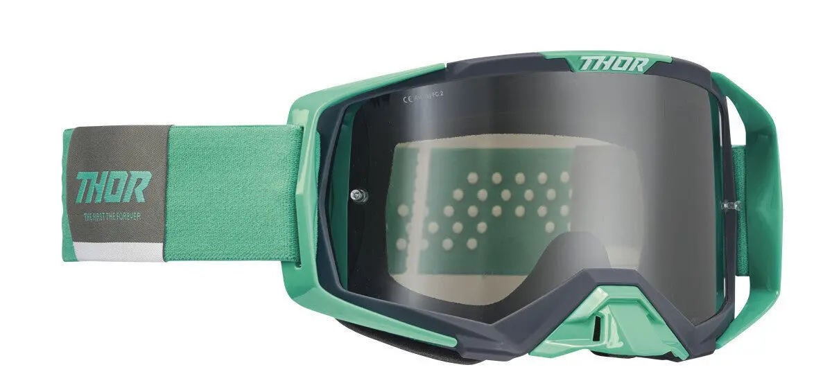 Thor Activate Goggles Teal/Charcoal W/Mirror Smoke Lens 1