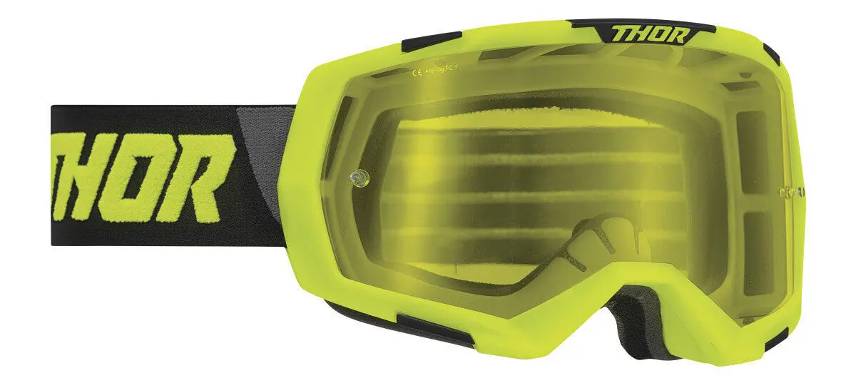 Thor Regiment Goggles Acid/Black W/Yellow Lens 1