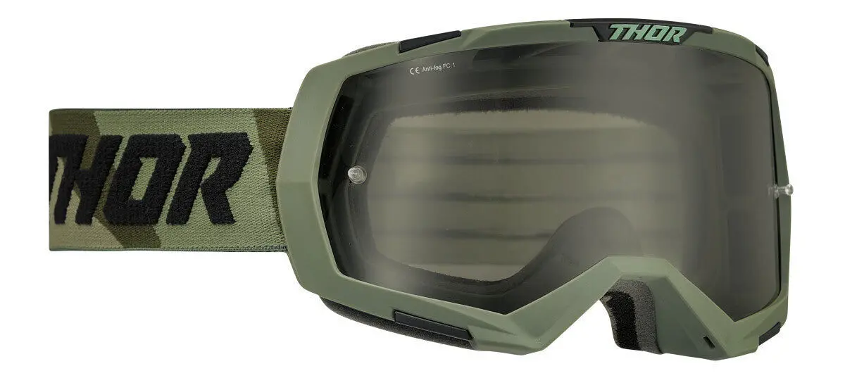 Thor Regiment Goggles Camo/Black W/Smoke Lens 1