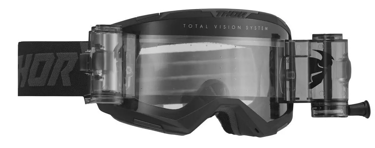 Thor Regiment Storm Goggles Black W/Clear Total Vision System 1