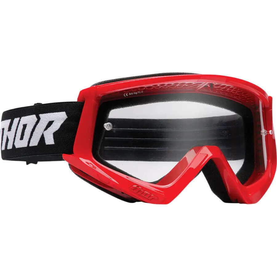 Thor Combat Racer Youth Goggles Red/Black 1