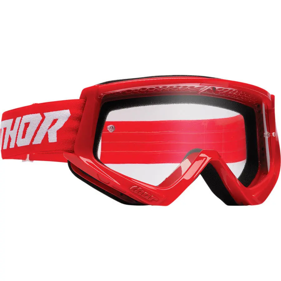 Thor Combat Racer Youth Goggles Red/White 1