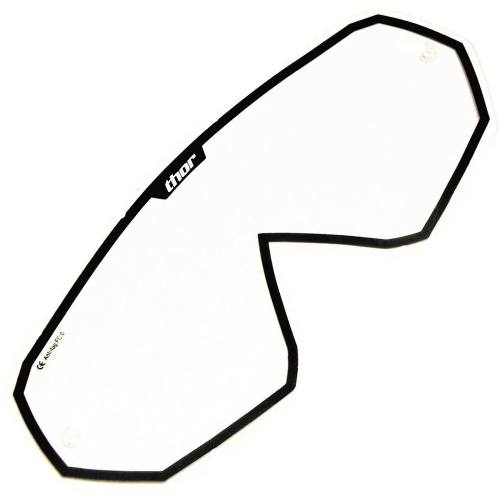 Thor Replacement Clear/Black Lens For Enemy Youth Goggles 1