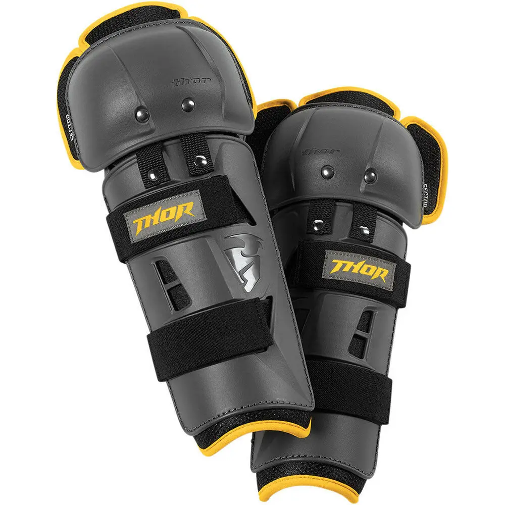 Thor Sector Gp Black Knee Guards 1