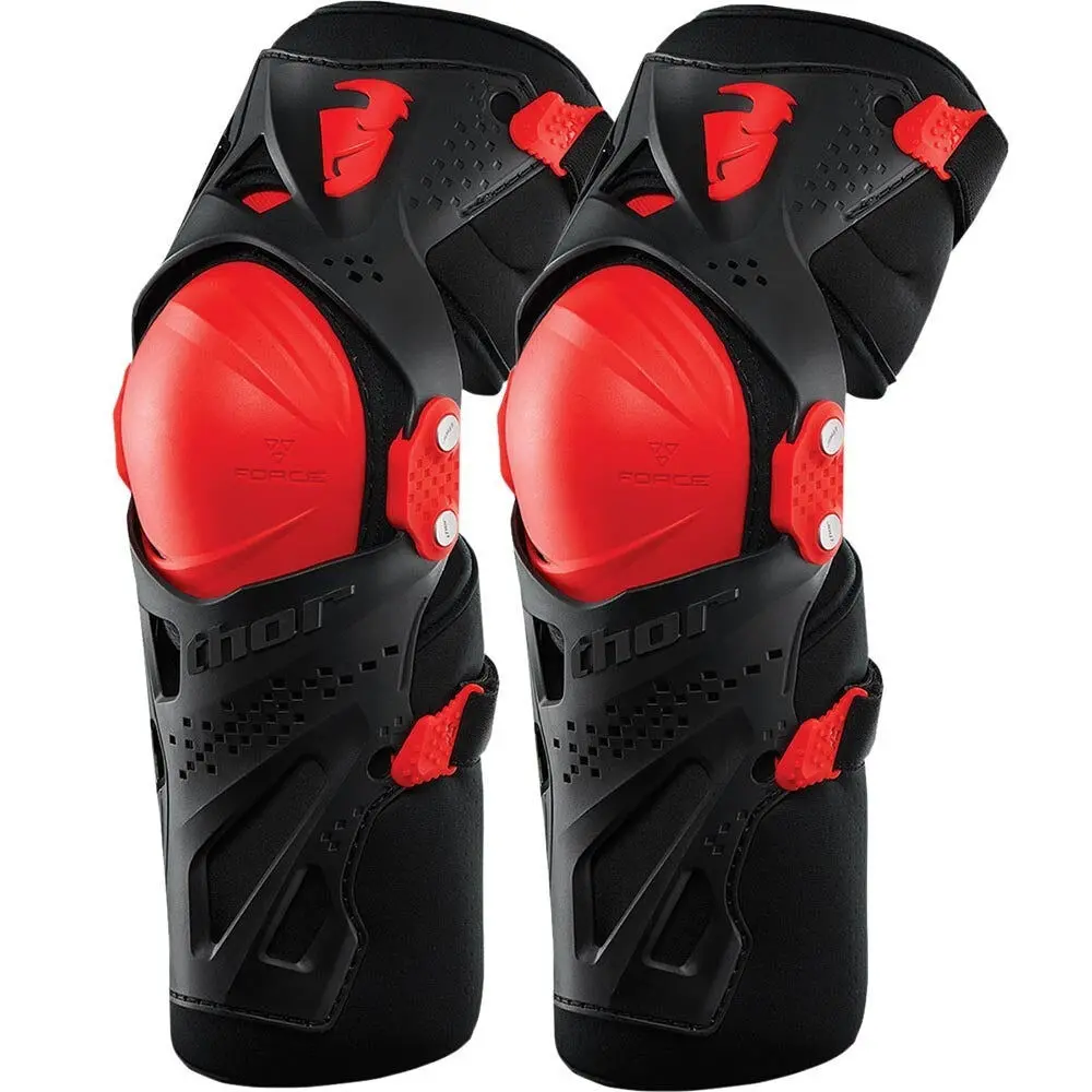 Thor Force Xp Red Youth Knee Guards 1