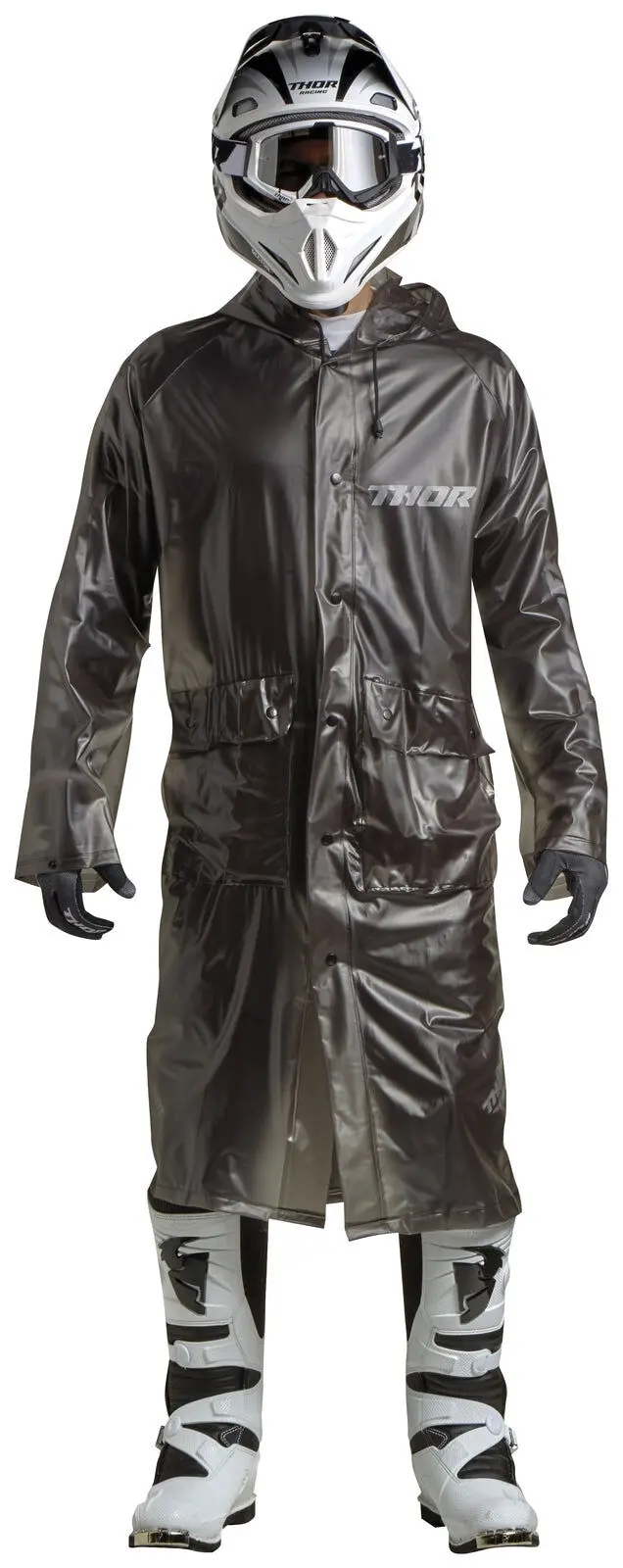 Thor Excel Black Rain Trench Coat 1