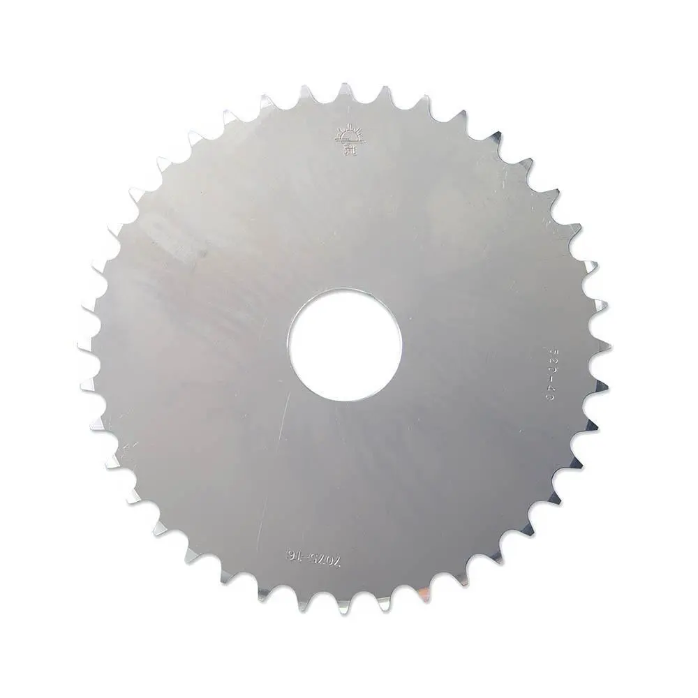 Lightweight Alloy Rear Sprocket Blank – 520 Pitch, Silver Finish
