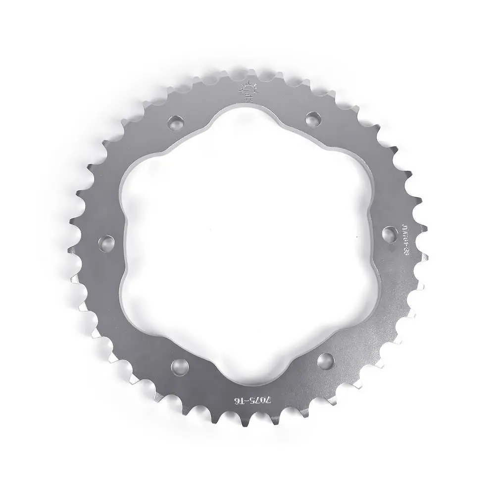 Jt Rear Alloy Sprocket - Silver - 38T 525P - 760 Or 770 Adaptor Required 1