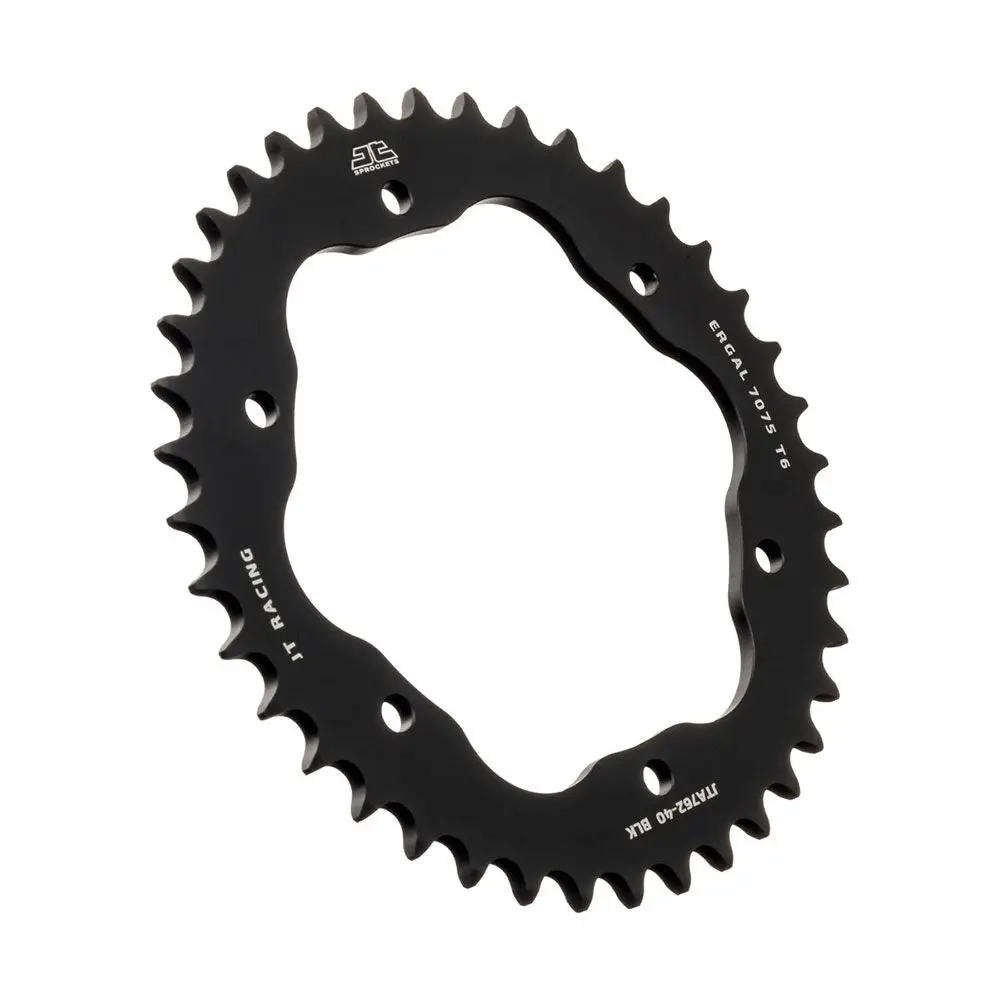 Jt Rear Alloy Sprocket - Black - 43T 520P - 760 Or 770 Adaptor Req 1