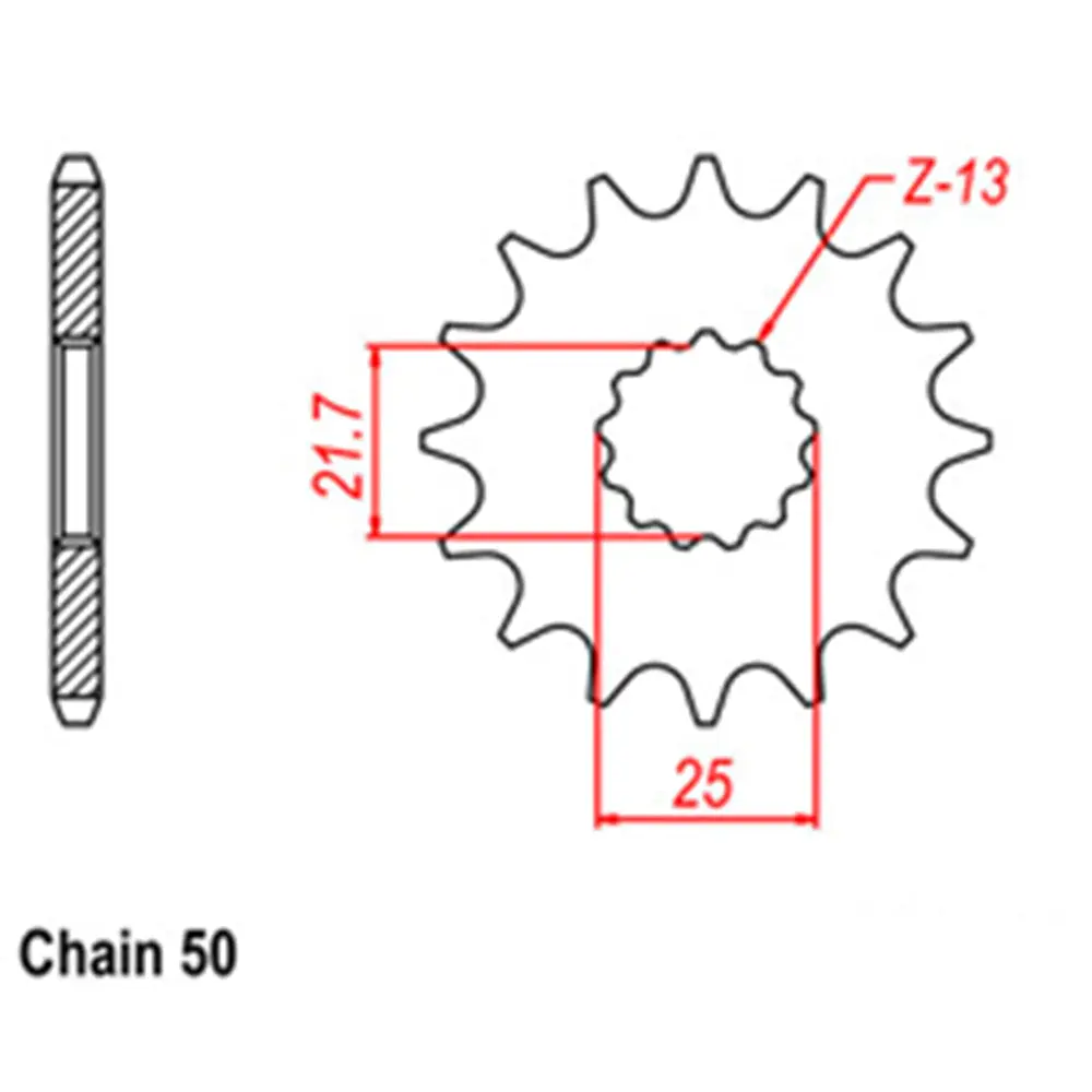 Front Sprocket - Steel 18T 530P (Not D/D) 1