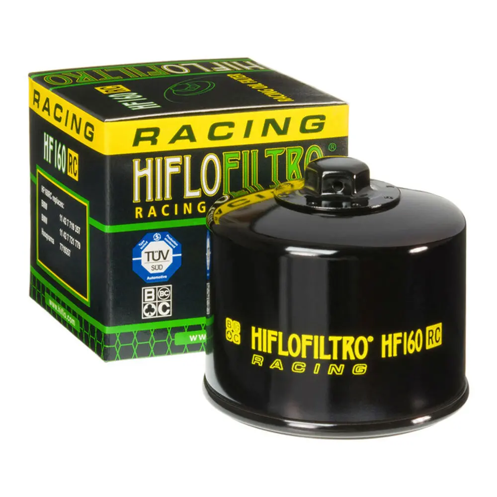 Hiflofiltro - Oil Filter Hf160rc (With Nut)  Ctn50 1