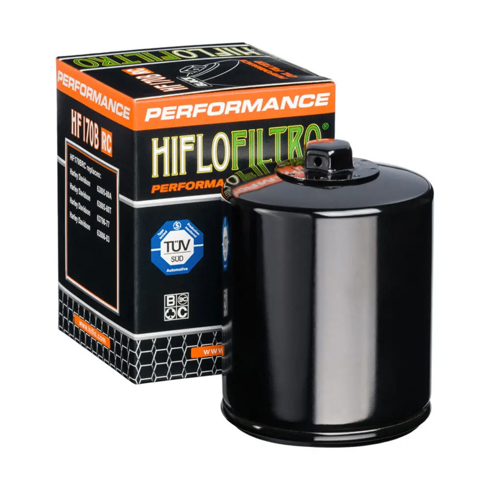 Hiflofiltro - Oil Filter Hf171brc Black (With Nut) Ctn50 1