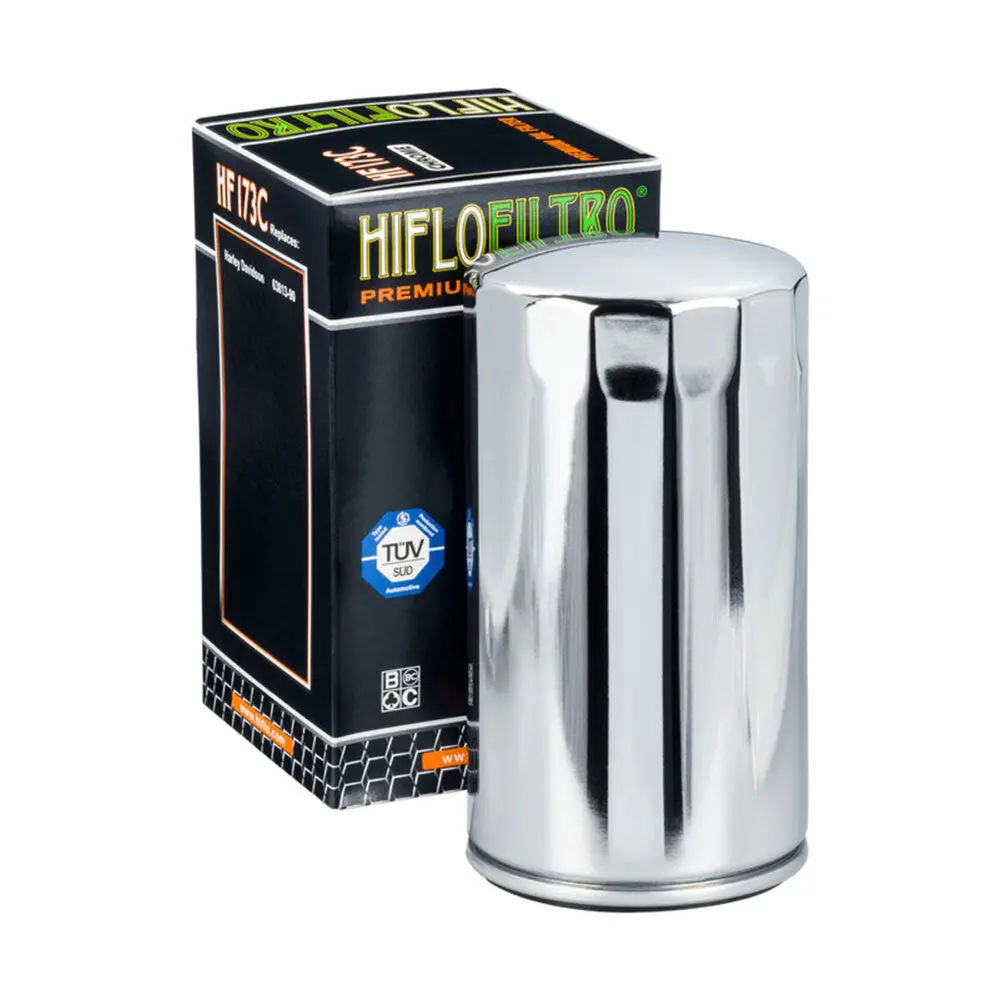 Hiflofiltro - Oil Filter Hf173c Chrome Ctn50 1