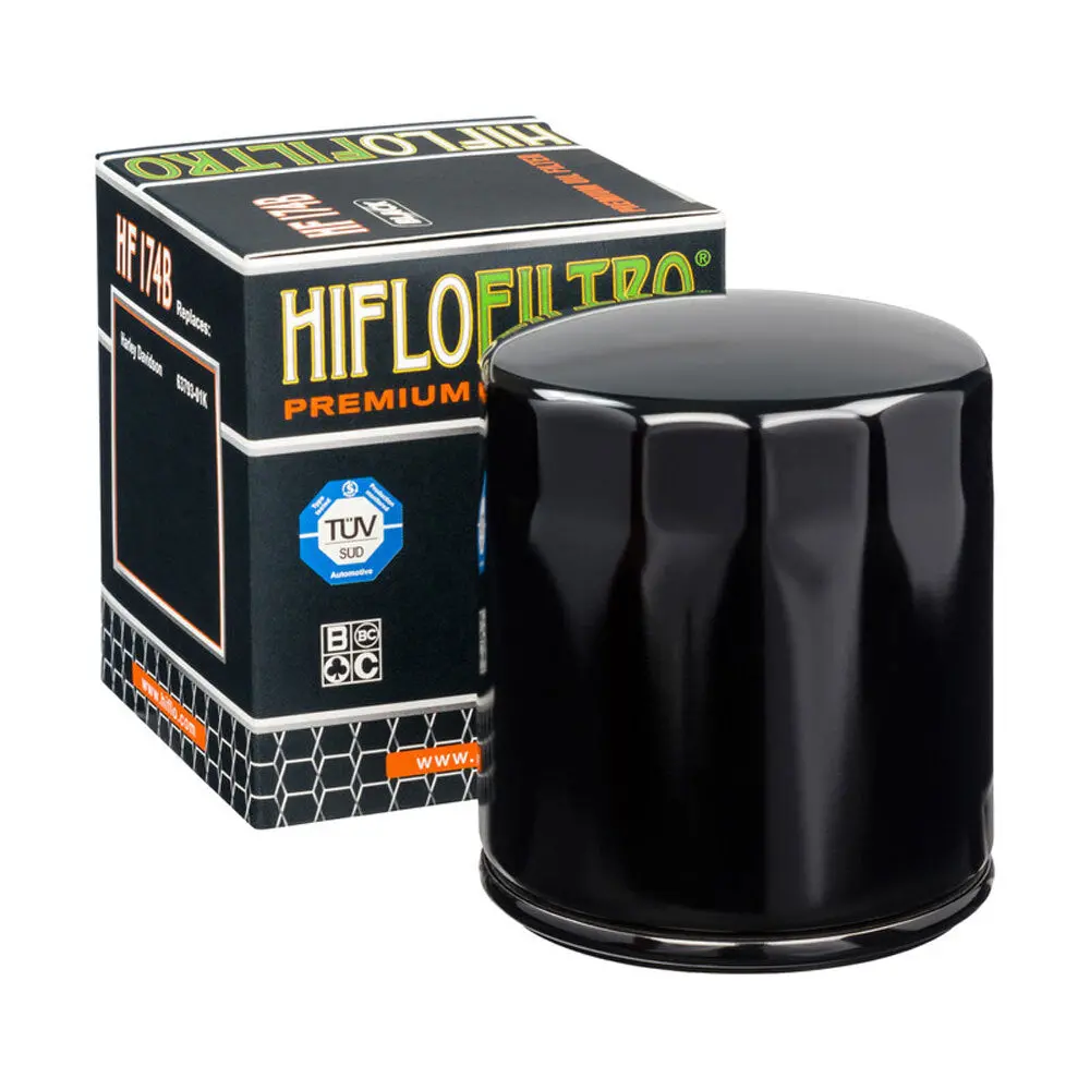 Hiflofiltro - Oil Filter Hf174b Black Ctn50 1