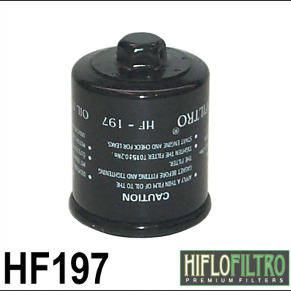Hiflofiltro - Oil Filter Hf197 (With Nut) Ctn50 1