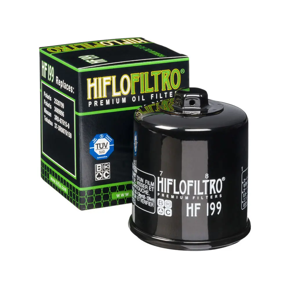 Hiflofiltro - Oil Filter Hf199 (With Nut) Ctn50 1