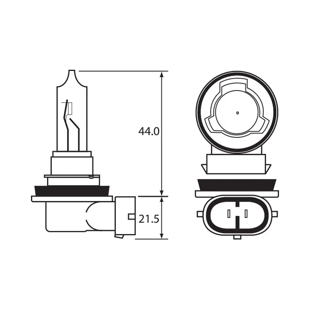 Bulb - Halogen 12V 65W - H9 - Pgj19-5 1