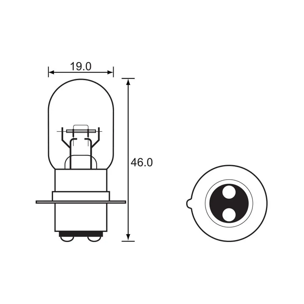 Bulb - Headlight 12V 25/25W -Px15d - A2746 (Min 10 Buy) 1