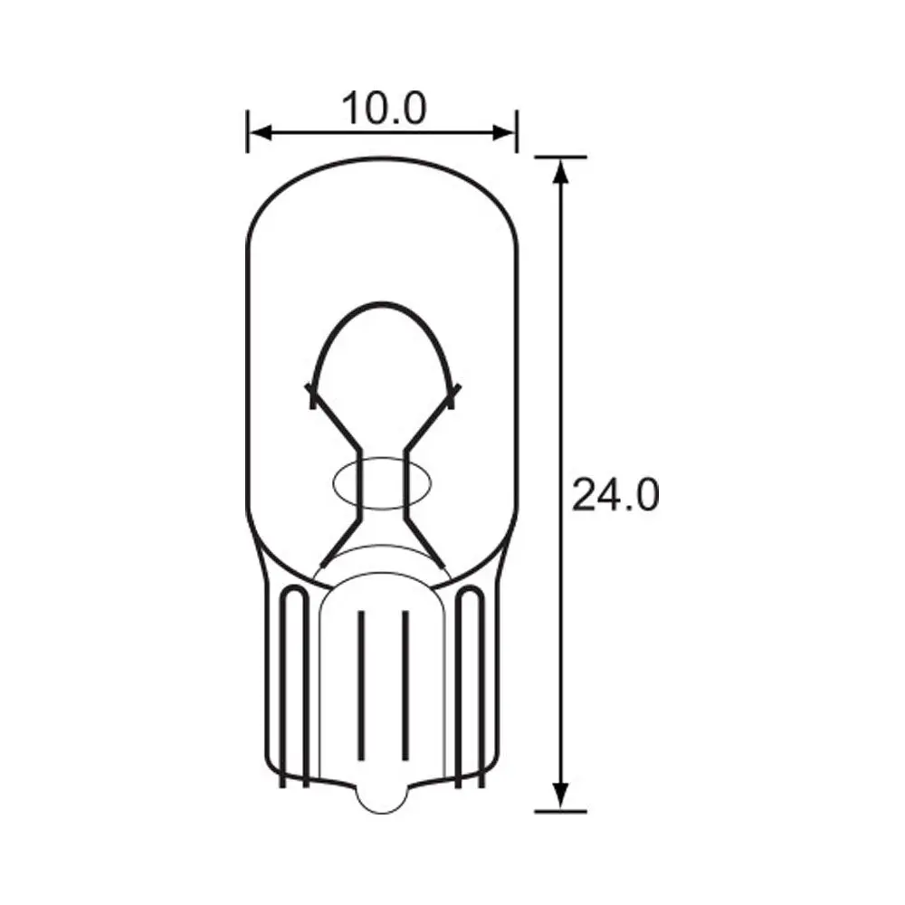 Bulb - Wedge Type 12V 5W - T10 - A0946 (Min 10 Buy) 1