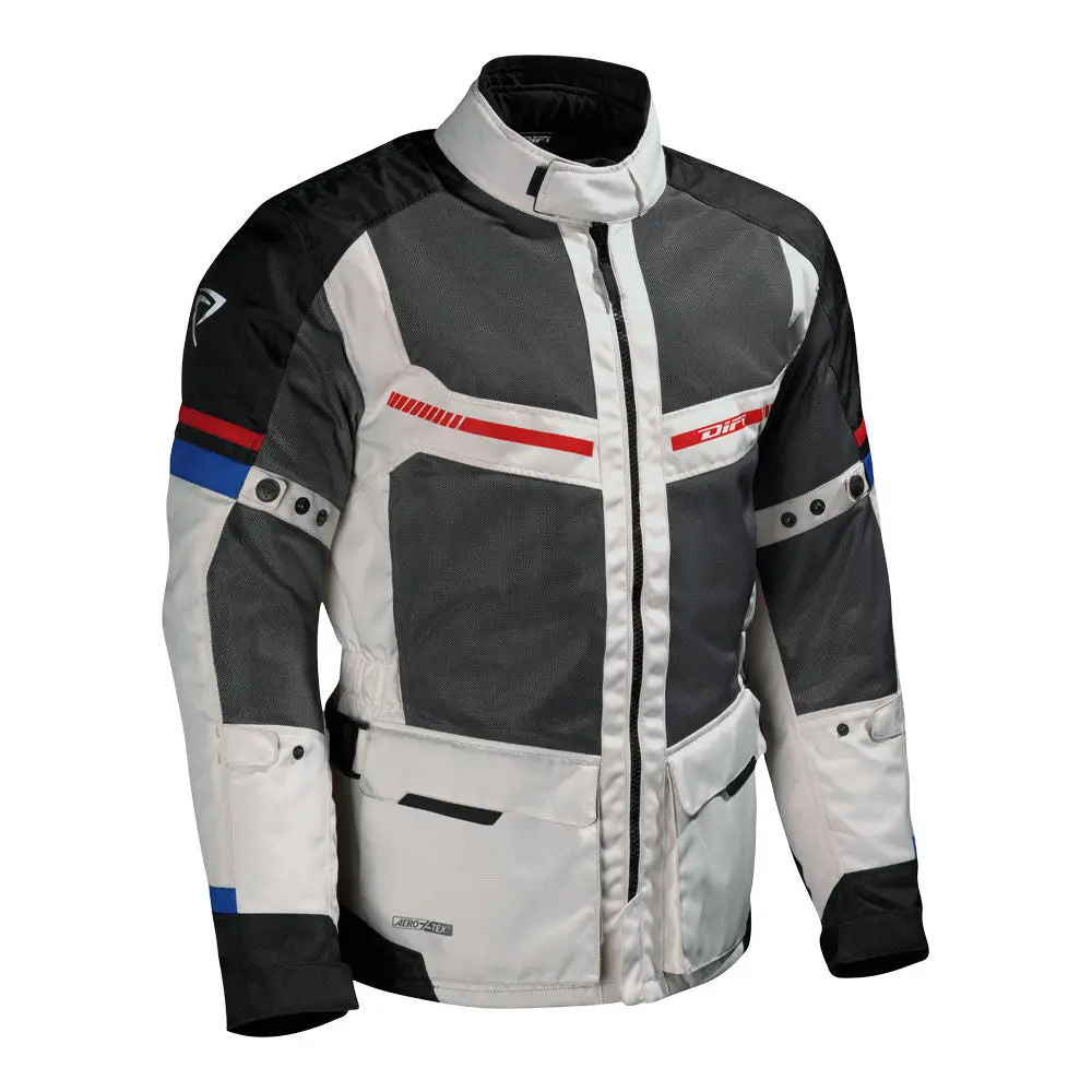 Difi Jacket Corsica Aerotex Blk/Gry/Red/Blu 2Xl 115349 1