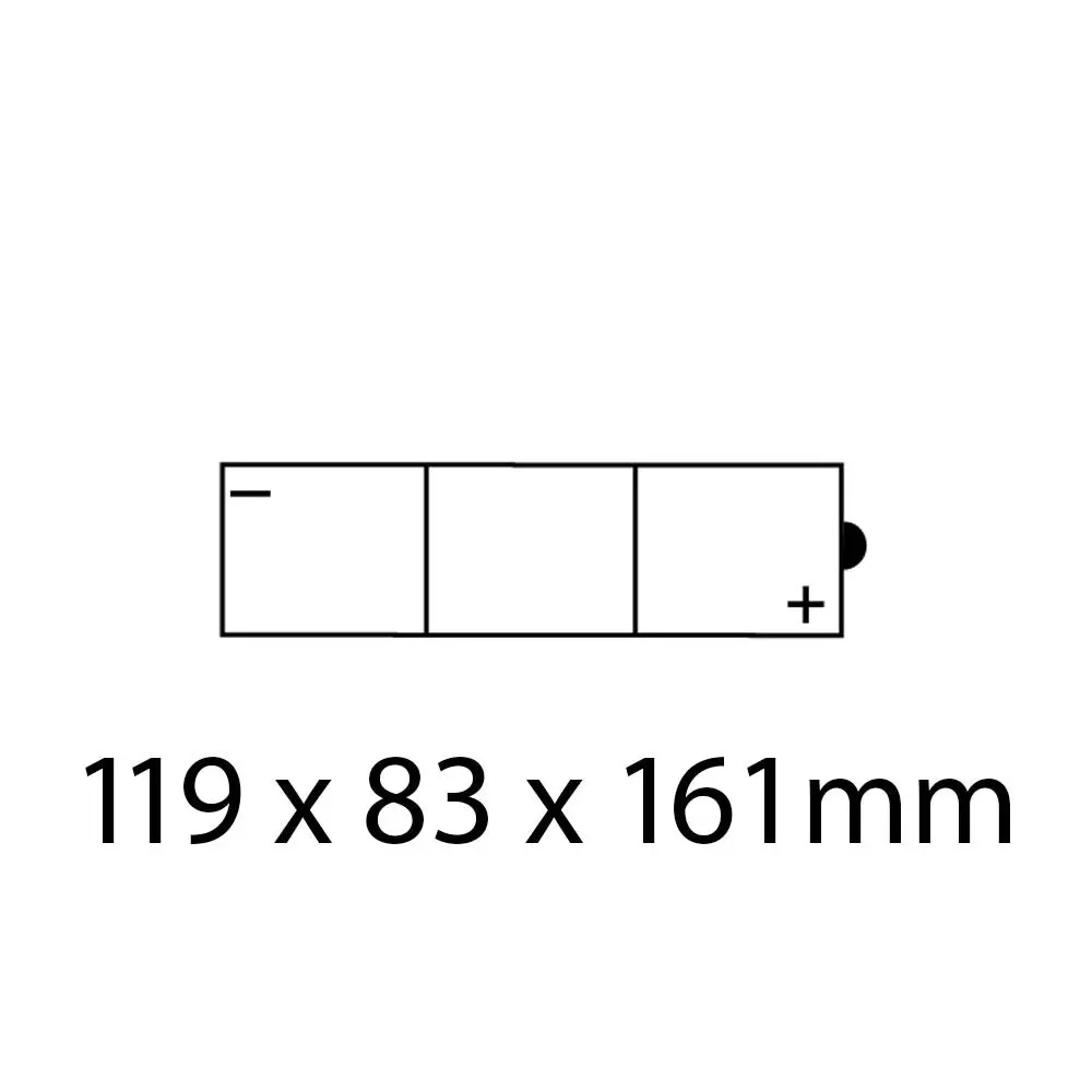 Battery B38-6A : Rs Std [13Ah] Wap Ctn6 (Dg8.2 - Un2796) 1