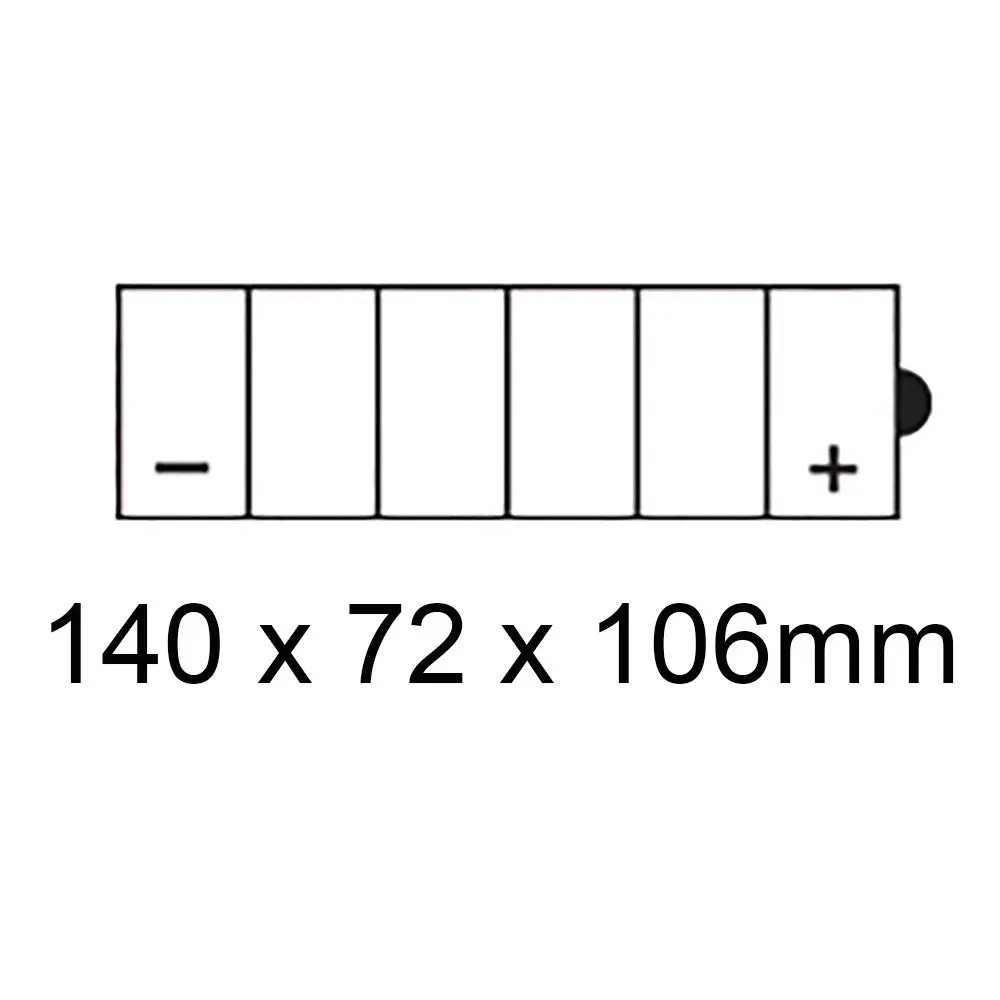 Roadstar, Std: 12N6.5-3B / T5 [6.5Ah] Ctn4 (Dg8.2 - Un2796) 1