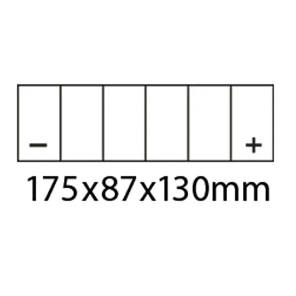 Haijiu 12V Battery Mf: Htx15l-Bs / T4 [14Ah] Ctn6 (Dg8.2 - Un2796) 1