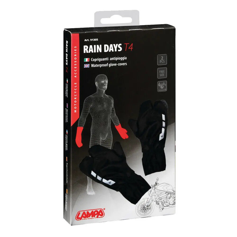 Lampa Waterproof Glove Covers Rain Days T4 2