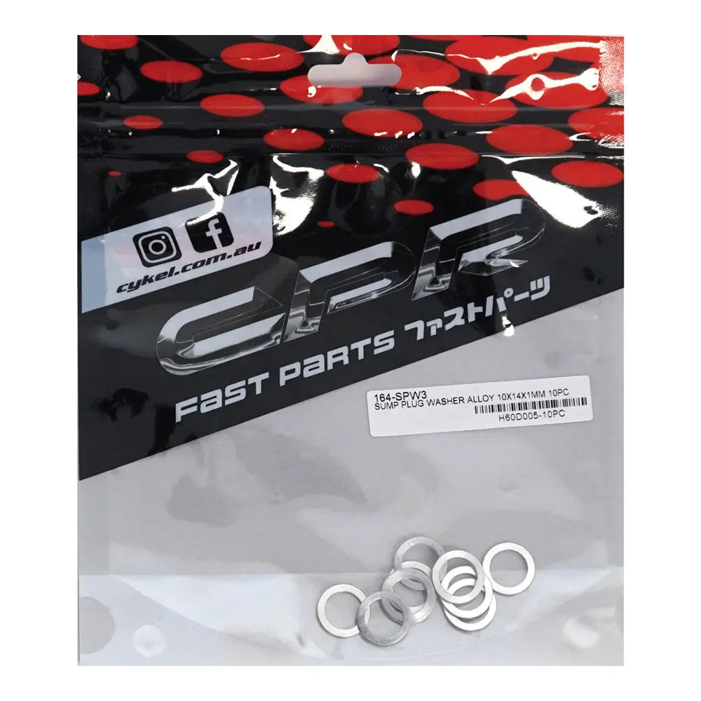 Cpr Alloy Sump Washers 10X14x1mm 10P (Spw3) 1