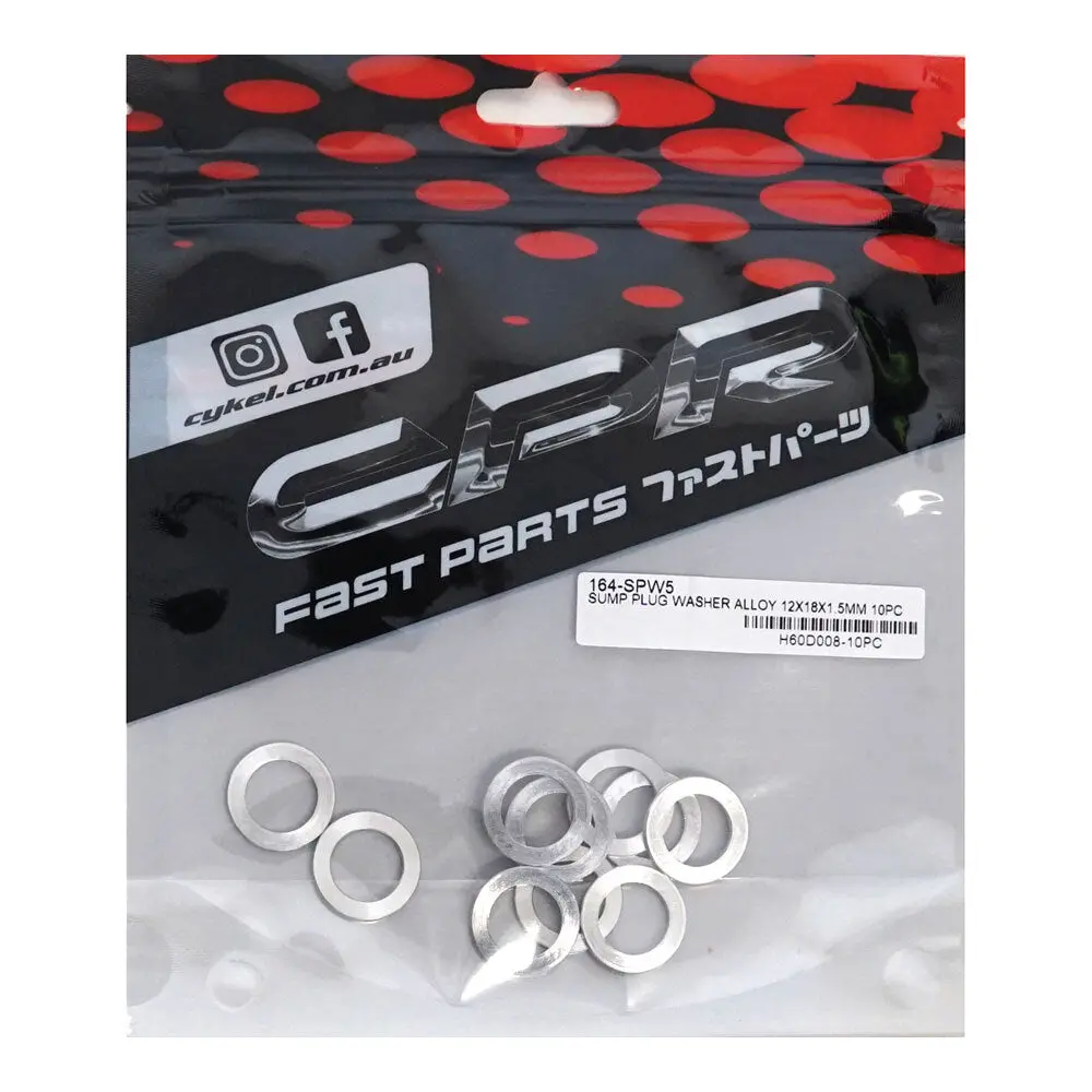 Cpr Alloy Sump Washers 12X18x1.5Mm 10P (Spw5) 1