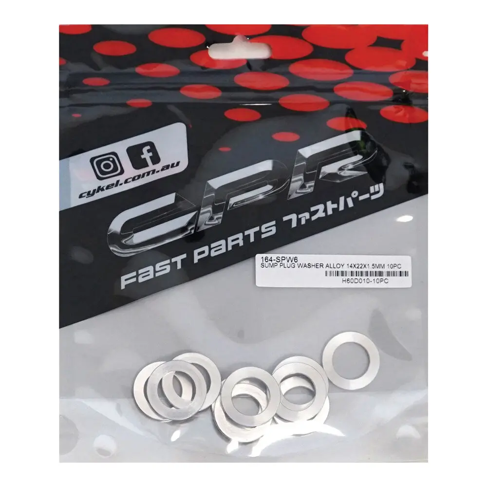Cpr Alloy Sump Washers 14X22x1.5Mm 10P (Spw6) 1