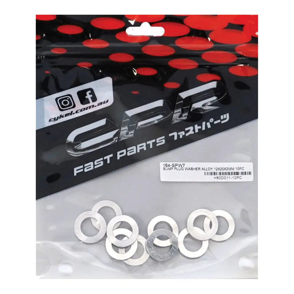 Cpr Alloy Sump Washers 12X20x2mm 10P (Spw7) 1