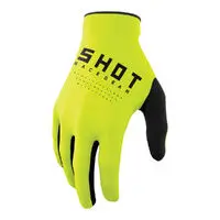 Shot Gloves Raw Neon Yellow 1
