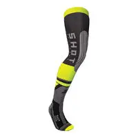 Shot Interceptor Knee Brace Socks Neon Yel 1