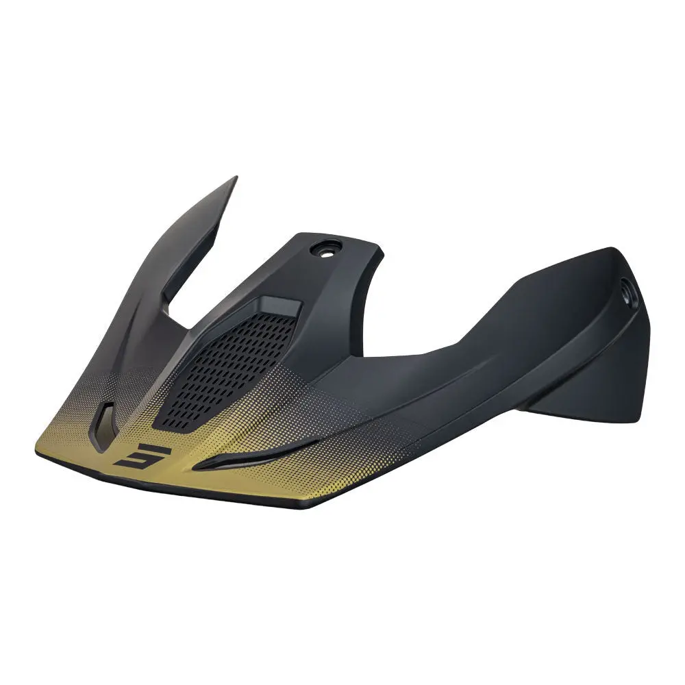 Shot Race Helmet Replacement Peak Raw Gold Matt 1
