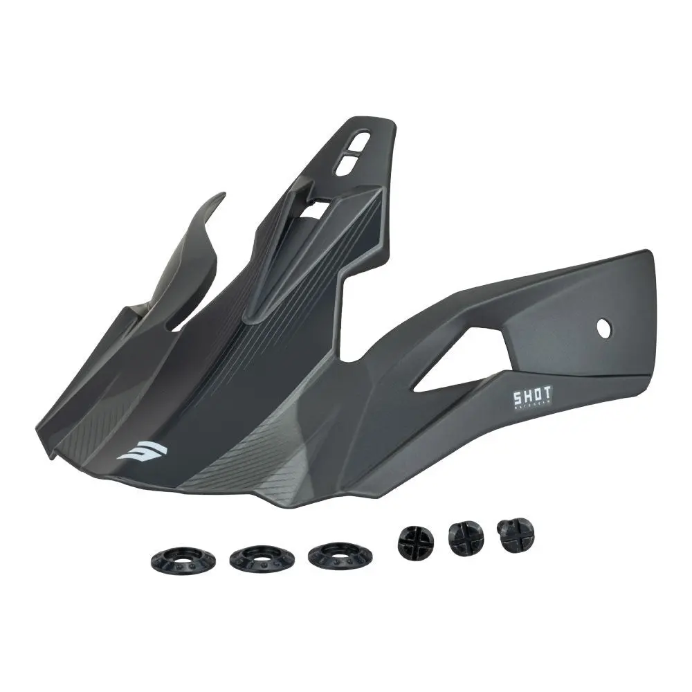 Shot Pulse Helmet Replacement Peak Grey Matt 1