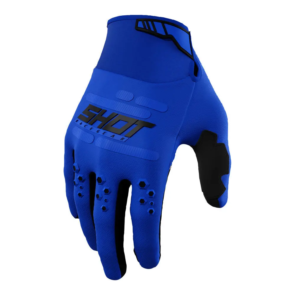 Shot Vision Gloves Blue 5
