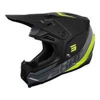 Shot Core Helmet Custom Black/Neon Yellow 1