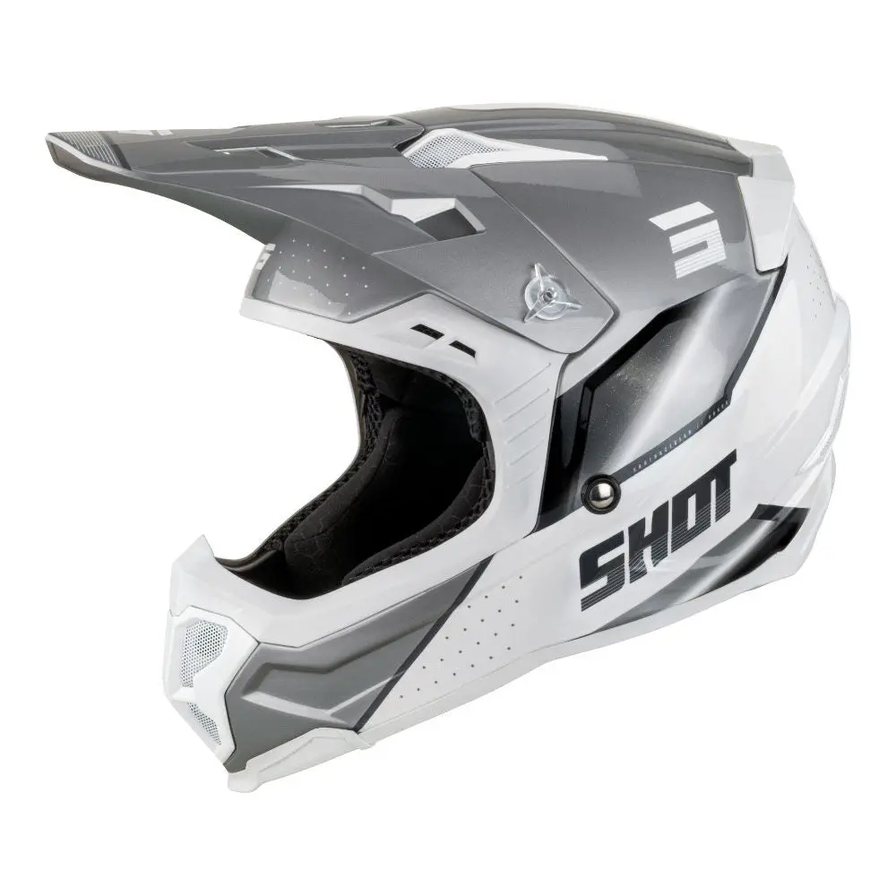 Shot Core Helmet Honor Grey Pearly M 1
