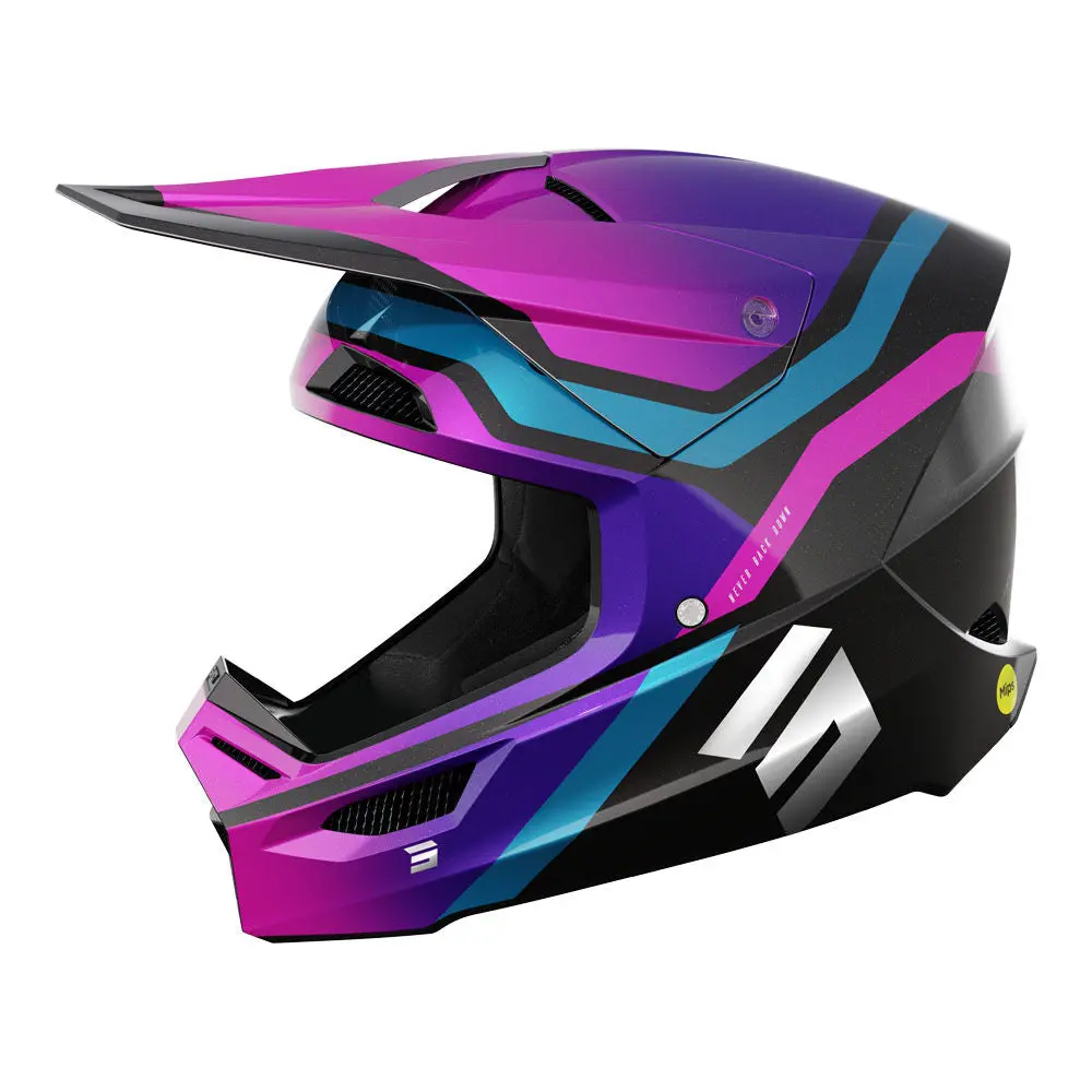 Shot Race Helmet Sky Purple Chrome M 1