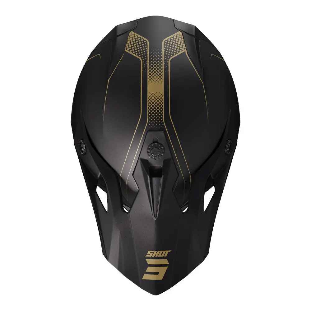 Shot Pulse Helmet Edge Matt Blk/Gold S 2