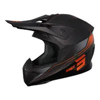 Shot Pulse Helmet Edge Matt Blk/Orange 1