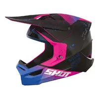Shot Furious Kids Helmet Matrix Purple Glossy 1